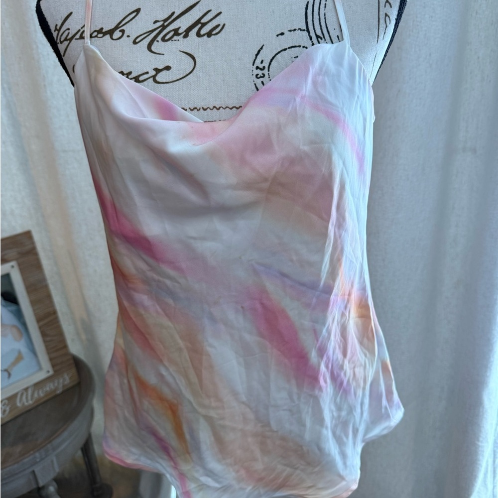 Express Pastel Swirl Cami Top